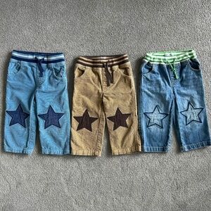 Three pairs 18-24m Baby Boden pants
